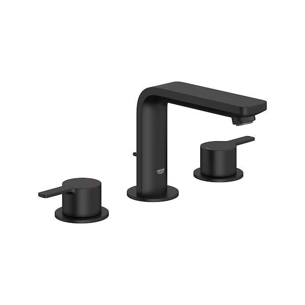 8-in. Widespread 2-Handle M-Size Bathroom Faucet 1.2 Gpm, Black